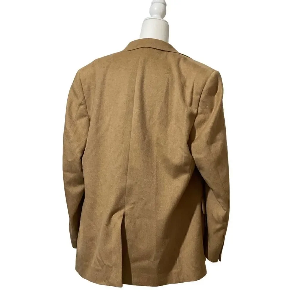 Camel hair 100% for Belk sport jacket blazer
